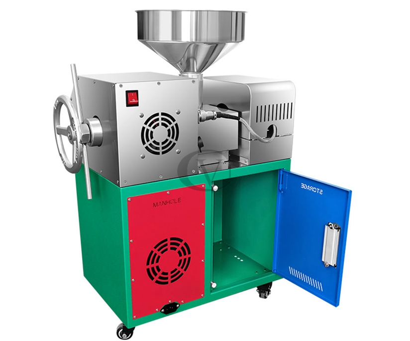 Mobile mini oil press machine